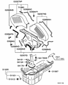Cover,rear plate & oil pan