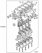 Short engine assy