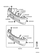 Front bumper & support