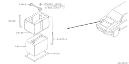 Battery & battery mounting