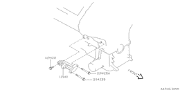 Power steering pump mounting