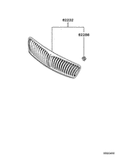 Radiator grille,headlamp bezel