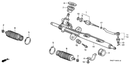 Power steering gear box