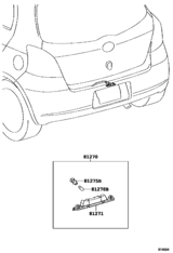 Rear License Plate Lamp