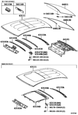 Roof Panel & Back Window Glass