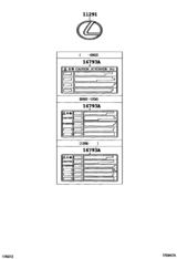 Caution Plate & Name Plate (Engine)