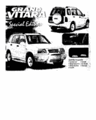 2001 grand vitara special edition parts