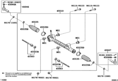 Front Steering Gear & Link
