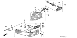 Front combination light
