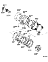 Center Support & Planetary Sun Gear (Atm)