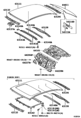 Roof Panel & Back Window Glass