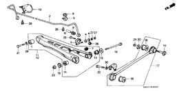 Rear stabilizer/ rear lower arm