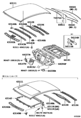 Roof Panel & Back Window Glass