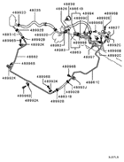 Power steering oil line