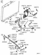A/t oil cooler & tube