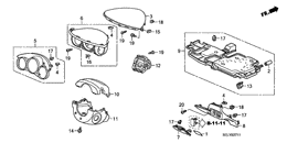 Instrument panel garnish