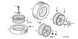 Tire/wheel disks