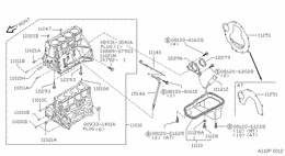 Cylinder block & oil pan