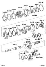Planetary Gear, Reverse Piston & Counter Gear(Atm)