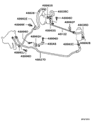 Power steering oil line