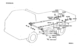 Rear Body Side Gate Lock & Tail Gate Lock