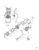 Fuel Pump (Plastic Body With Molded Fittings)