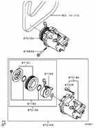 A/c condenser, piping