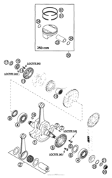 Crankshaft, Piston