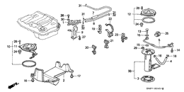 Fuel pump/two way valve