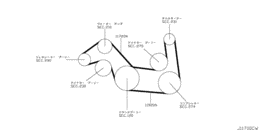 Fan,compressor & power steering belt