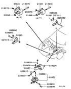 Engine mounting & support