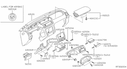 Instrument panel, pad & cluster lid