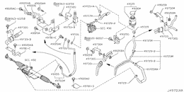 Power steering piping