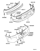 Rear bumper & support