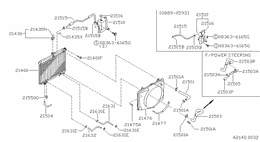 Radiator, shroud & fitting