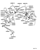 Power steering oil line
