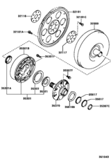 Torque Converter, Front Oil Pump & Chain (Atm)