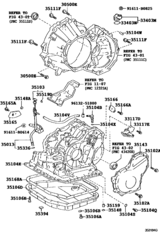 Transmission Case & Oil Pan (Atm)