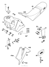 Tank, Seat, Cover