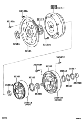 Torque Converter, Front Oil Pump & Chain (Atm)