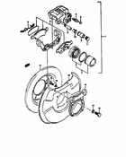 A front wheel brake