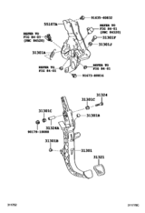 Clutch Pedal & Flexible Hose
