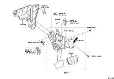 Brake Pedal & Bracket