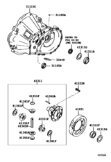 Front Axle Housing & Differential