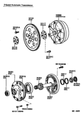 Torque Converter, Front Oil Pump & Chain (Atm)