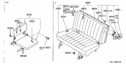 Rear seat