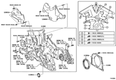 Timing Gear Cover & Rear End Plate