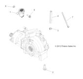 Drive Train, Gearcase Mounting, Front