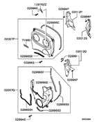 Cover,rear plate & oil pan