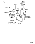 Power steering oil pump